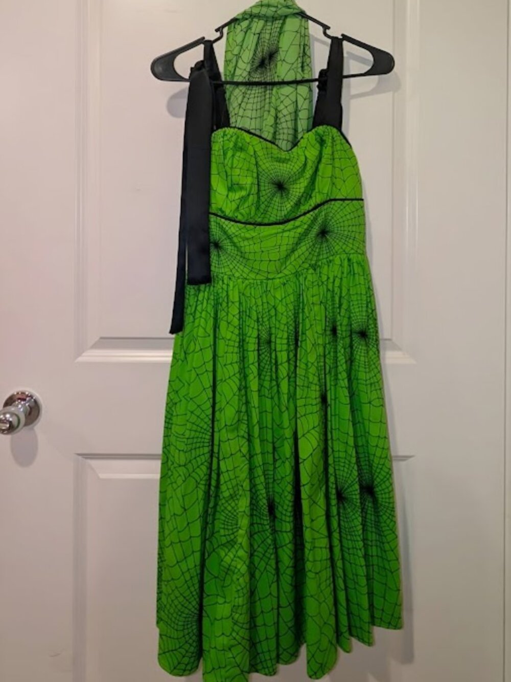 Vixen by Micheline Pitt Slime Green Spider Web Print THIS IS HALLOWEEN